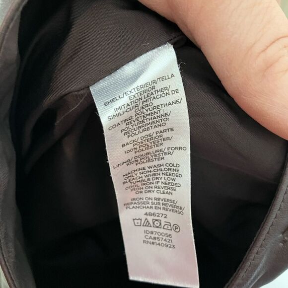 Loft, brown “leather” mini skirt. Excellent condition, women’s size 2. - Picture 4 of 4